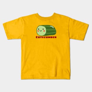 Cutecumber - Cute Cucumber Pun Kids T-Shirt